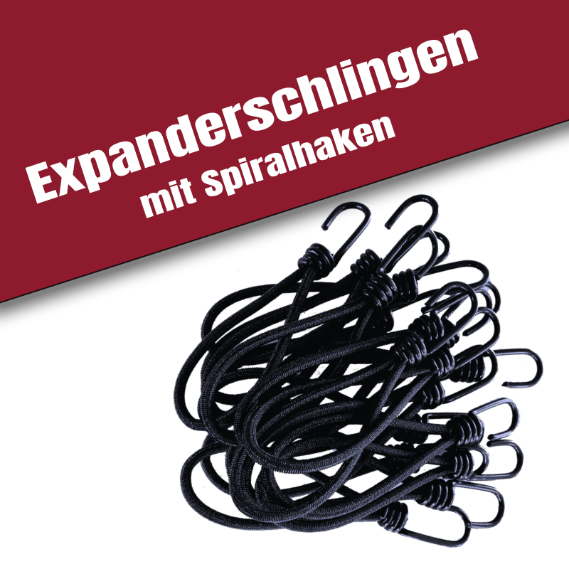 Expanderschlingen mit Spiralhaken