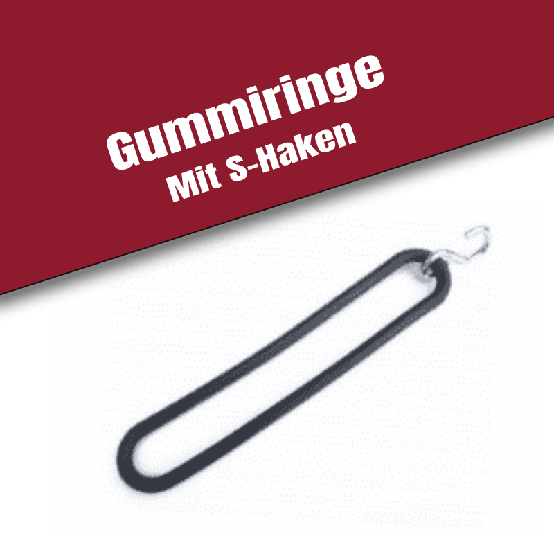 Gummiringe mit S-Haken