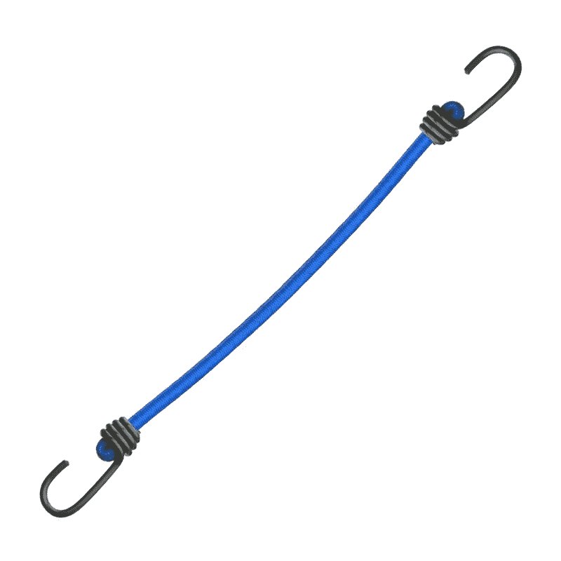Expanderseil 10mm blau 80cm Ø 8mm mit 2 Spiralhaken