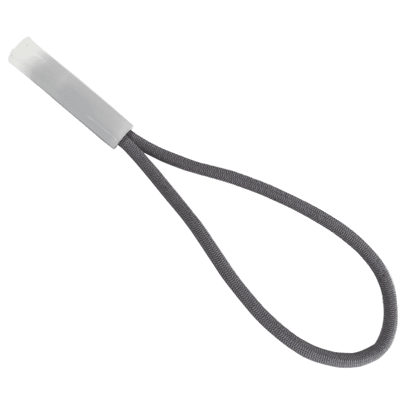 Gummischlinge mit Knebel Grau 20cm - Ø 6mm 10 Stück für besten Halt