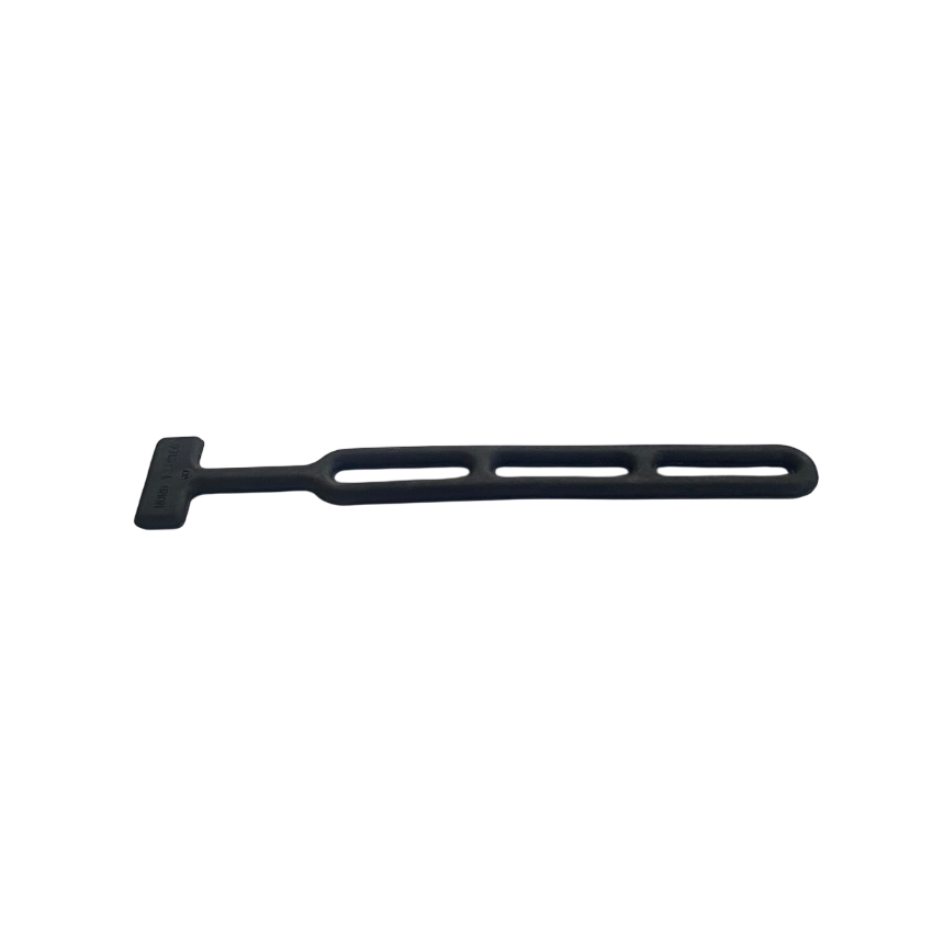 Schwarze EPDM Gummistroppen, 285 mm Länge, 100 Stück