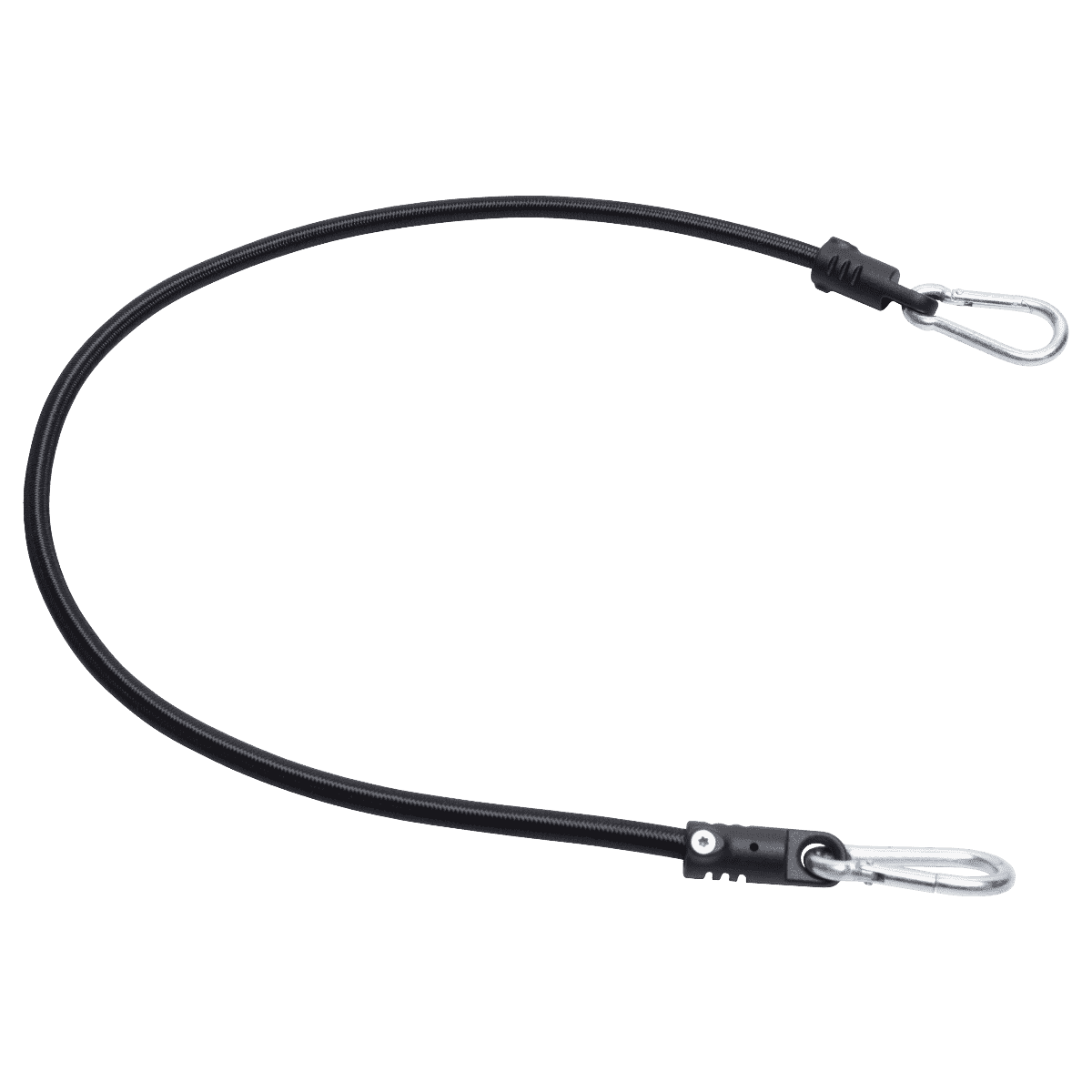 Rückentraining mit Expander - 2 Karabinerhaken 70cm schwarz