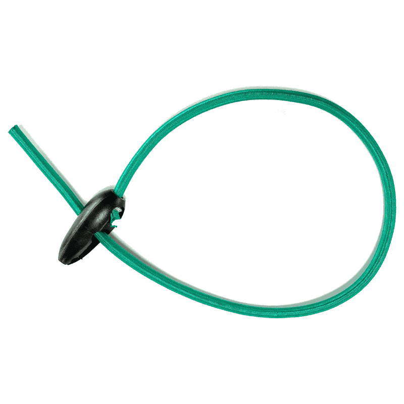 Segeleinbinder Gummispanner - Quick Clips 100 cm Grün 5mm für sichere Segelbefestigung
