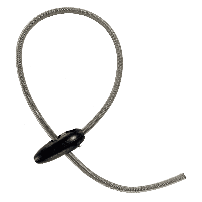 Segeleinbinder Spannschlaufe Quick Clips 50 cm Grau 5mm für sicheres Segeln