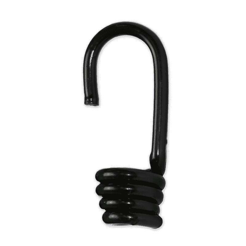 Spiralhaken für 9 und 10mm Expanderseile - 10 Stück, ideal für sicheres Sichern von Lasten