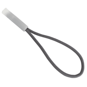 Gummischlinge mit Knebel Grau 20cm - Ø 6mm 10 Stück für besten Halt