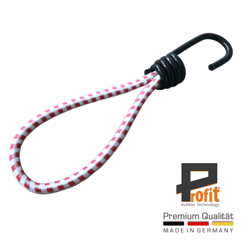 Spannschlaufen mit Kunststoffhaken 230mm für vielseitige Anwendungen