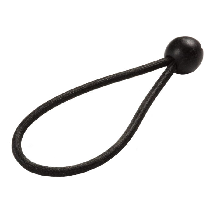 Gummispanner mit Kunststoffhaken 250mm schwarz 25 Stück 2