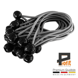 Expanderschlingen mit Kugel Silber Aluoptik 180mm 25 Stück für flexible Einsatzmöglichkeiten