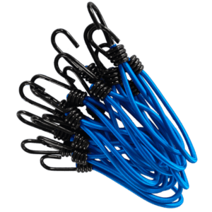 Expander-Schlinge mit Spiralhaken 250mm Königsblau 25 Stück für flexible Anwendungen