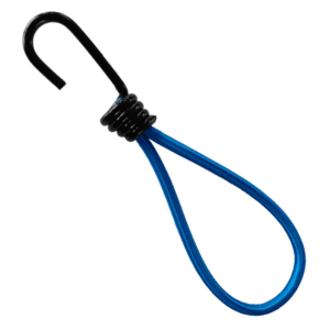 Expander-Schlinge mit Spiralhaken 250mm Königsblau 25 Stück