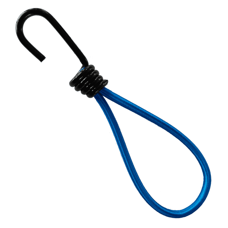 Expander-Schlinge mit Spiralhaken 250mm Königsblau 25 Stück für flexible Anwendungen 2