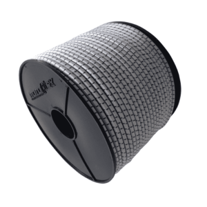 Gummiseil 8mm Weiß/Schwarz 100 Meter Monoflex Polyester