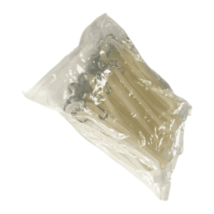 Gummi-Spannringe 8mm Ø – 40cm Transparent – 25 Stück mit S-Haken