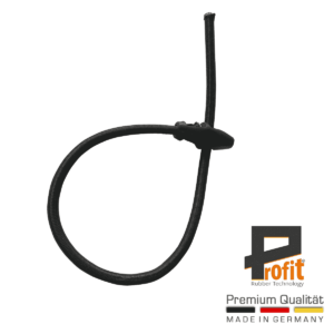 Segeleinbinder Quick Clips 100 cm schwarz 5mm Expander für sichere Segelbefestigung