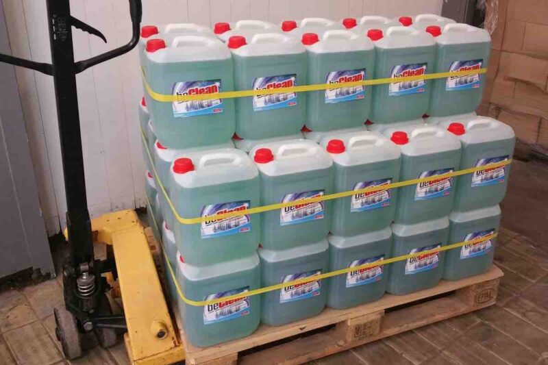 Palettenspannband schwarz 900mm x 40mm x 1 für sichere Palettensicherung 3