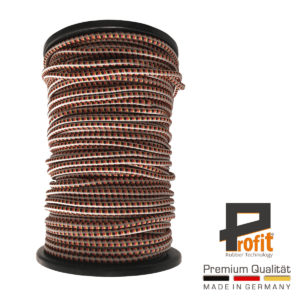 Gummiseil 8mm schwarz auf 100 Meter Rolle