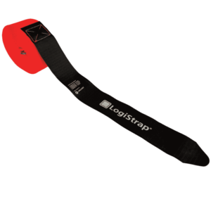 Palettengummi LOGISTRAP® 50x5000mm Schwarz/Orange für sicheren Transport