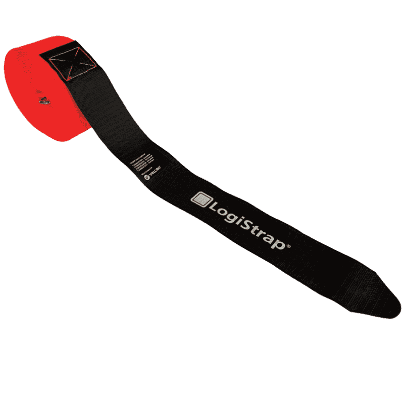 Palettengummi LOGISTRAP® 50x5000mm Schwarz/Orange für sicheren Transport