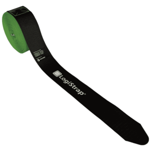 Palettengummi LOGISTRAP® 50x6000mm Schwarz/Grün für optimale Ladungssicherung