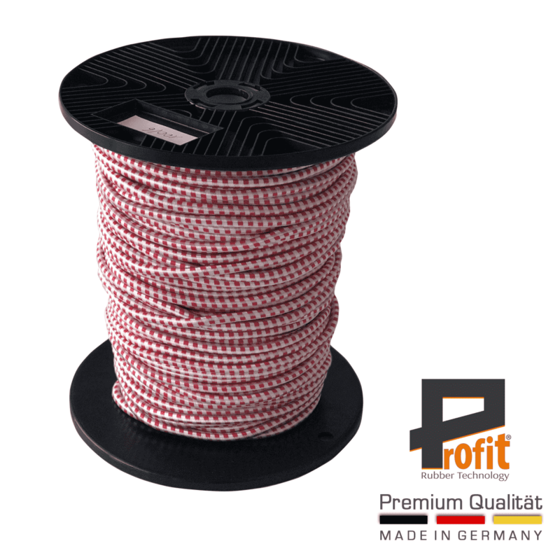 Expanderseil 6mm - Österreich Edition in Weiß und Rot für vielseitige Anwendungen