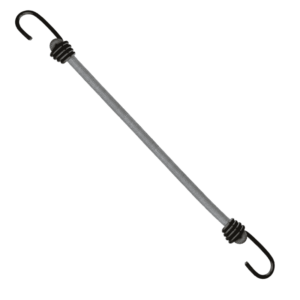 Expanderseil Grau 100cm Ø 10mm mit 2 Spiralhaken für vielseitige Nutzung