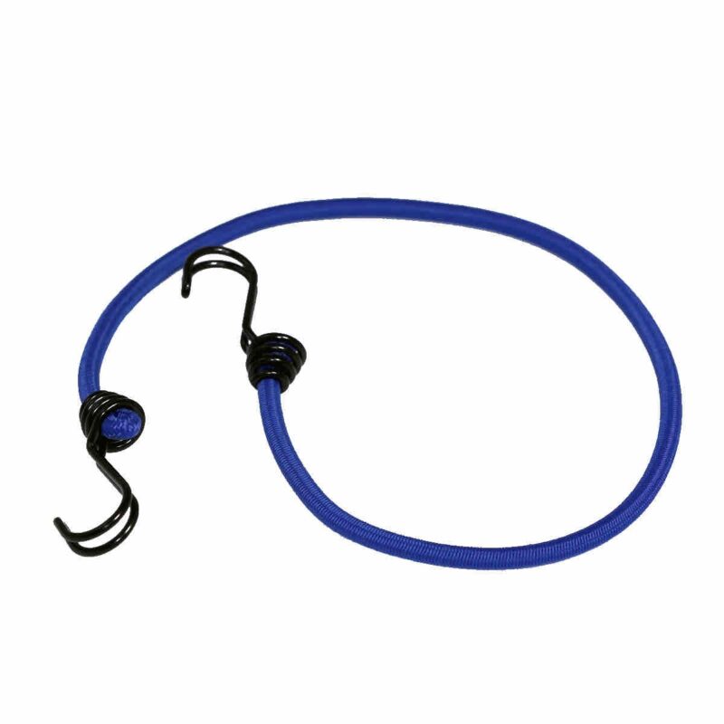 Expanderseil Blau 80 cm mit 2 Doppelhaken für vielseitige Anwendungen