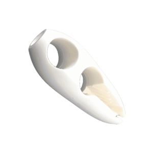 Speedclip für Bosch Motor - Hochwertiger Segeleinbinder 6mm Gummiseil Weiß