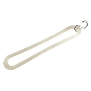 Gummispannringe 8mm Ø - 40cm transparent mit S-Haken