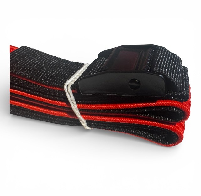 Detailansicht der Metallschnalle des Spanngurts 4500 U x 22 mm